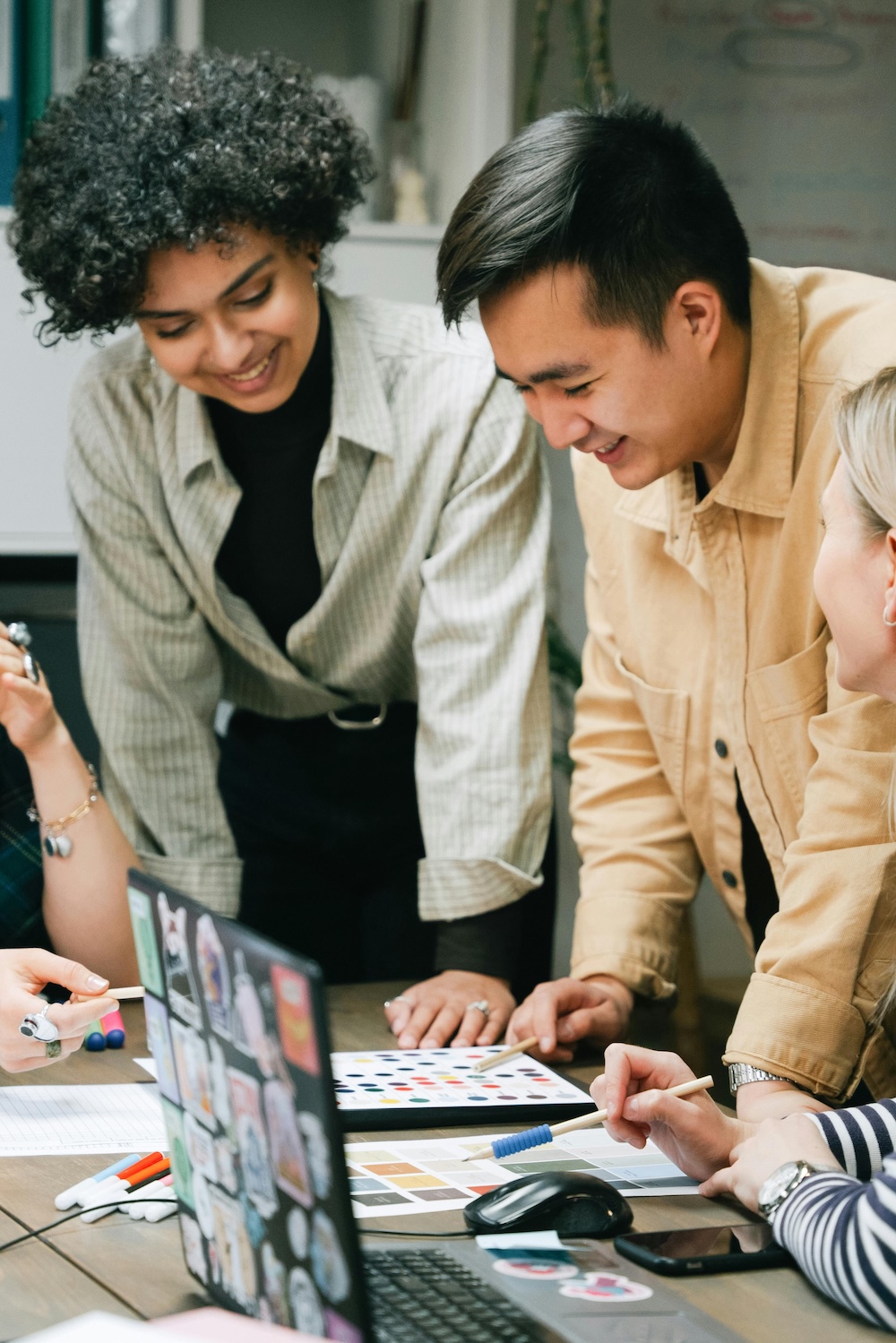 creative growth web design team creating modern business website