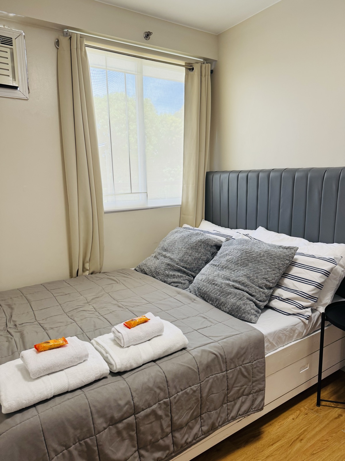 Actual furnished bedroom at Arezzo Place Davao